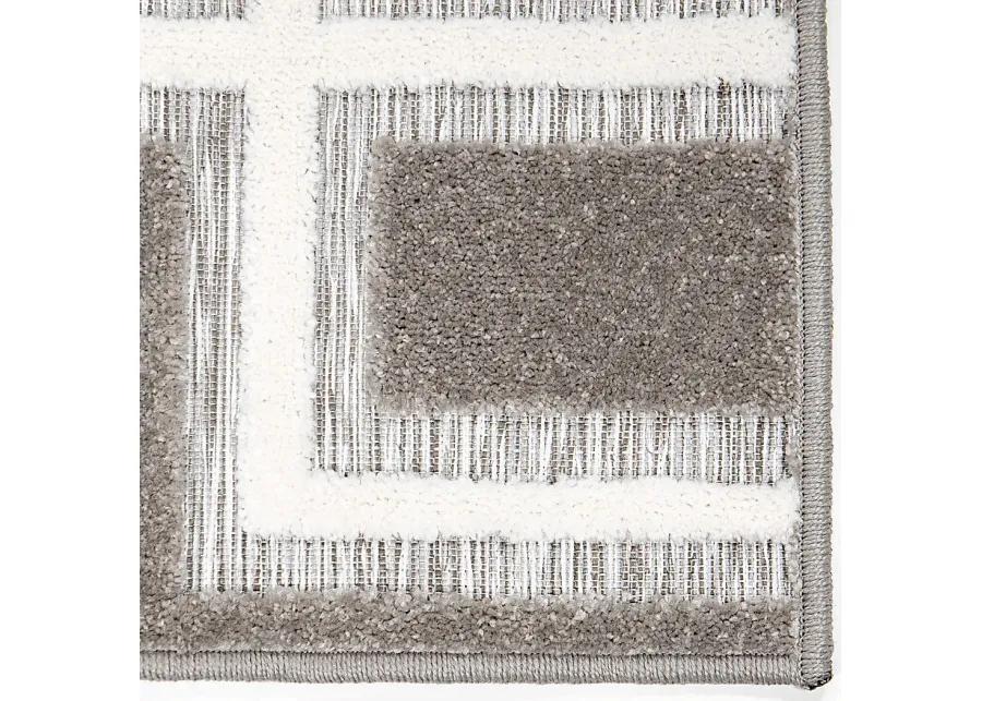 Dubuge Gray 5'2 x 7'6 Rug