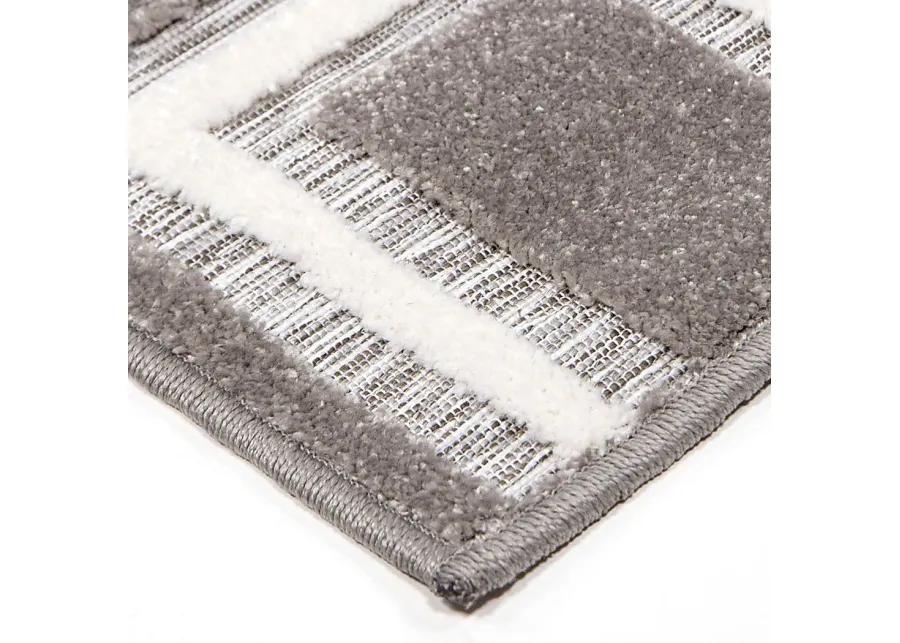 Dubuge Gray 5'2 x 7'6 Rug