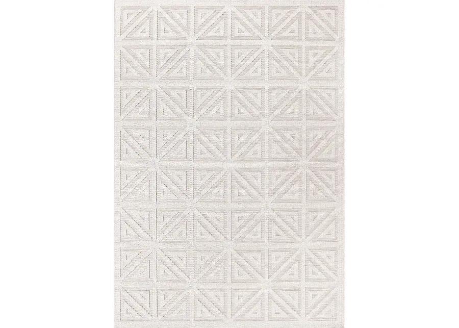 Brundidge White 5'3 x 7'6 Rug