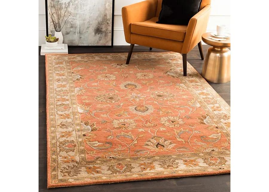 Belinera Orange 4' x 6' Rug