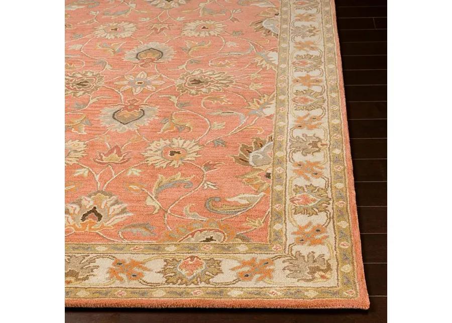 Belinera Orange 4' Square Rug