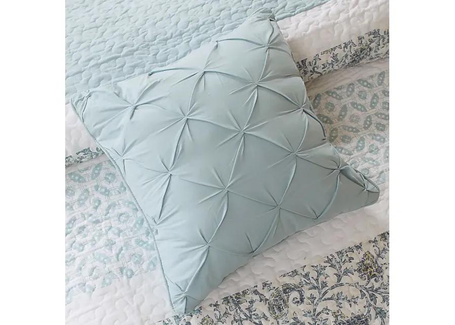 Manasses Blue 9 Pc Queen Duvet Set