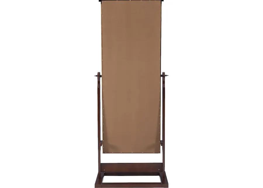 Delafield Brown Cheval Jewelry Armoire