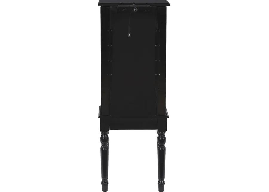 Everinaa Black Jewelry Armoire