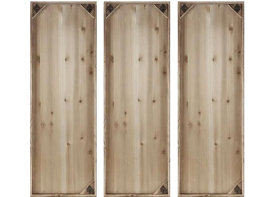 Lauriel Natural Wall Decor, Set of 3