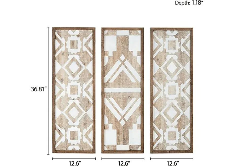 Lauriel Natural Wall Decor, Set of 3