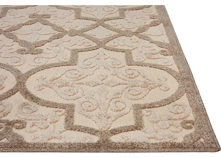 Kyrah Cream 5' x 8' Indoor/Outdoor Rug