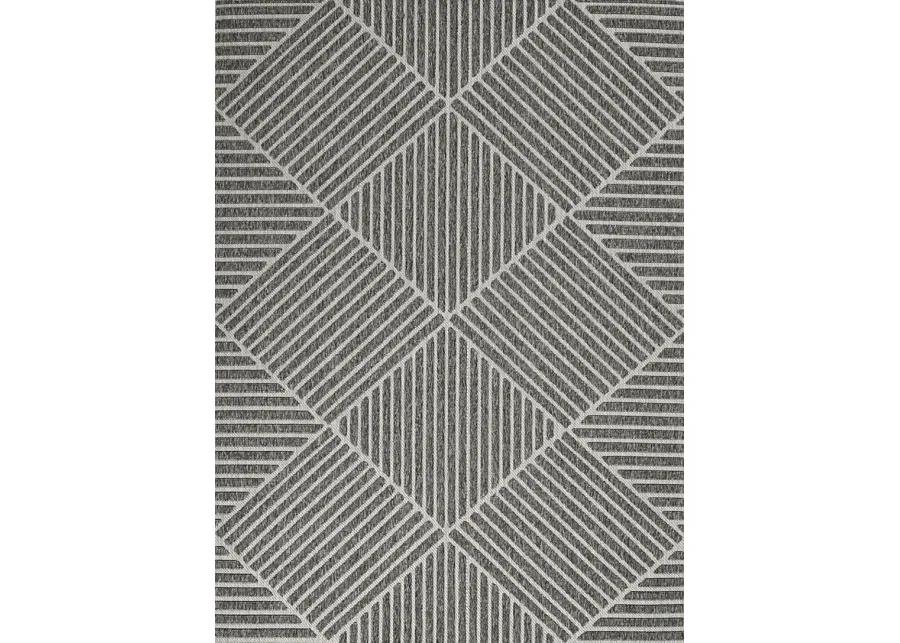 Elize Dark Gray 8' x 10' Indoor/Outdoor Rug