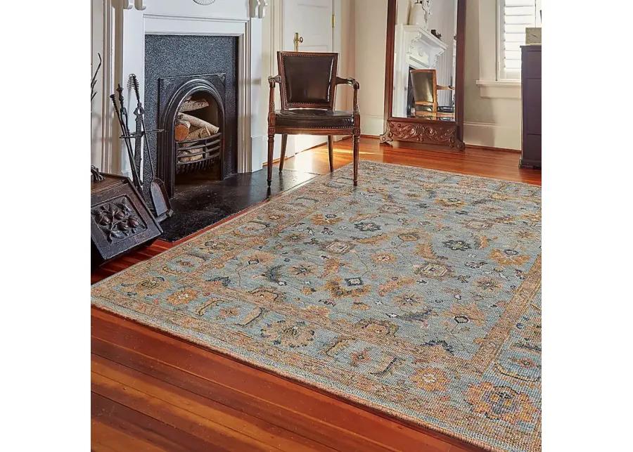 Valnia Blue/Multi 5' x 8' Rug