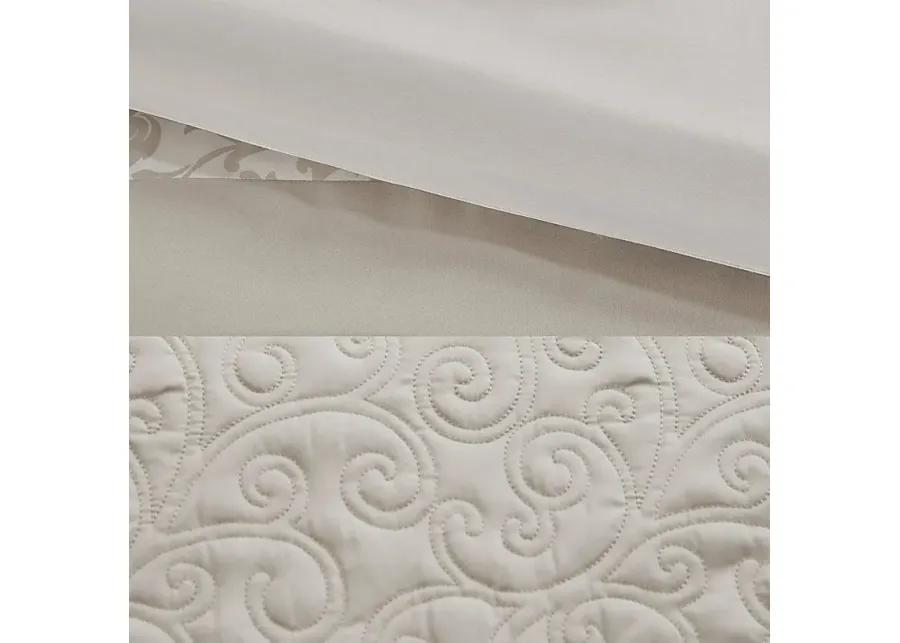 Nalianna Beige 8 Pc King Comforter Set