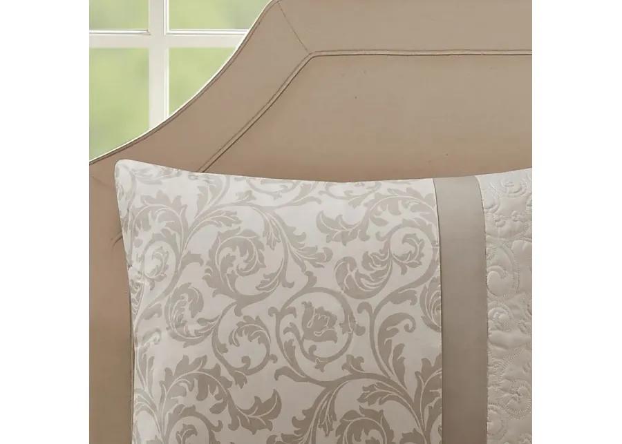 Nalianna Beige 8 Pc King Comforter Set