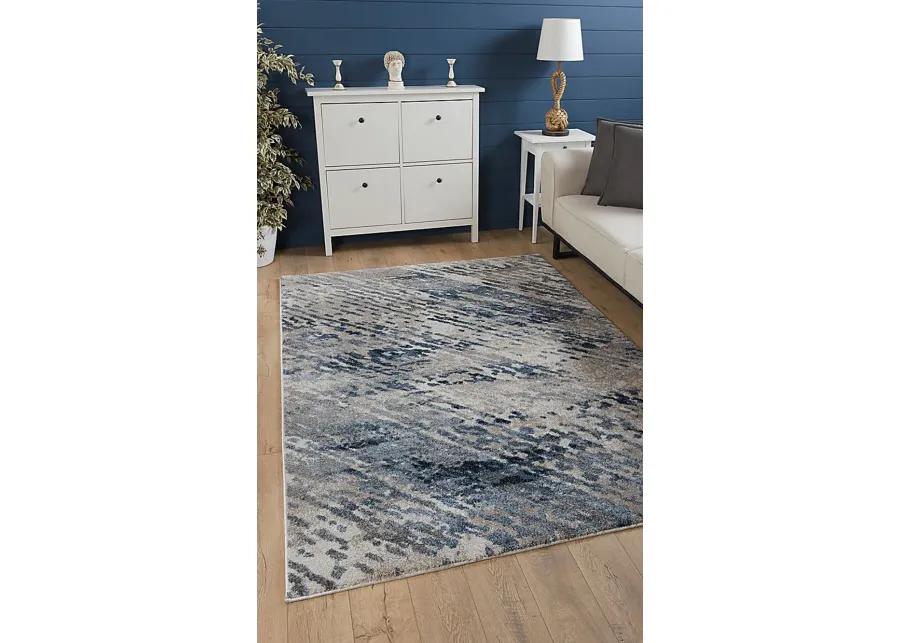 Melstino Blue/Ivory 7'10 x 10'10 Rug