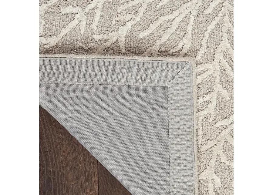 Vista Valley Taupe 2'3"" x 8' Rug