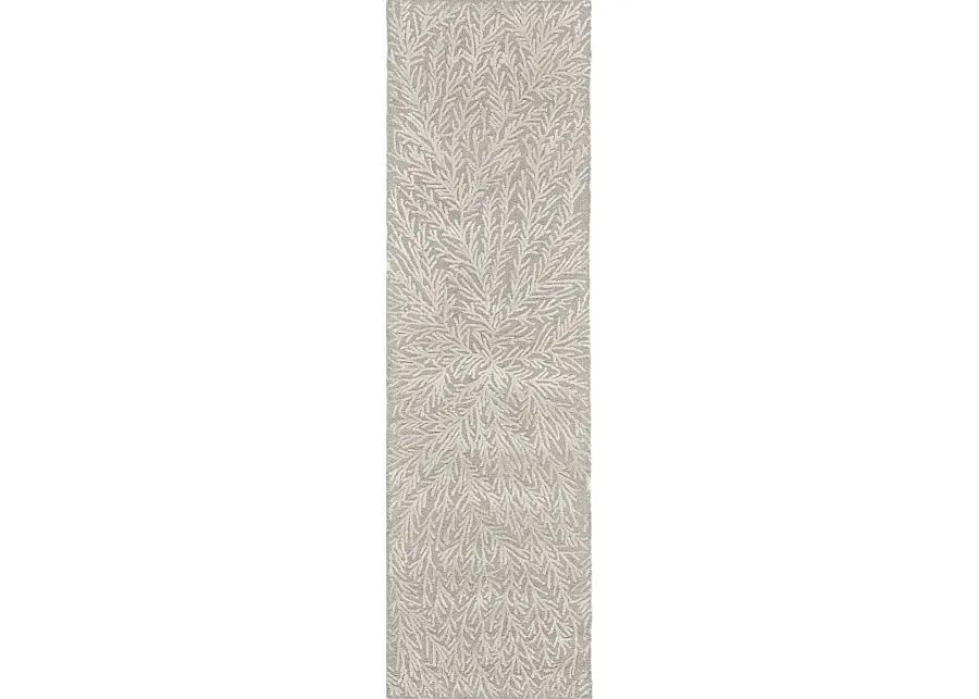 Vista Valley Taupe 2'3"" x 8' Rug