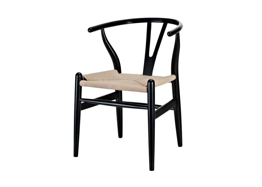 Adrienne Dining Chair in Black