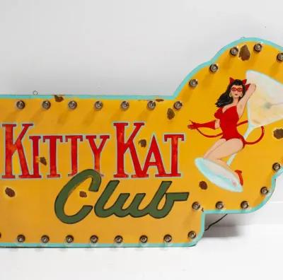 Kitty Kat Club Sign