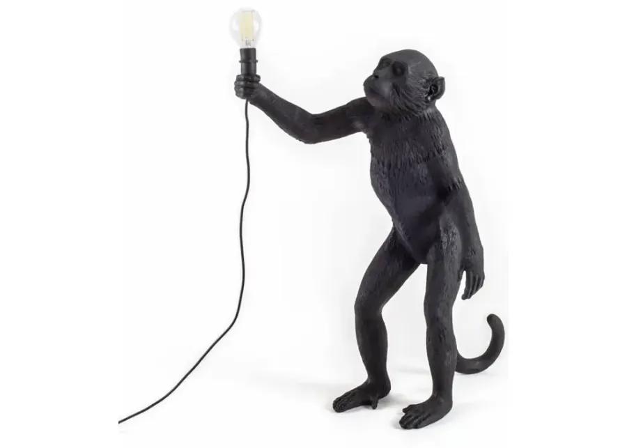 Monkey Lamp - Standing Black By Seletti