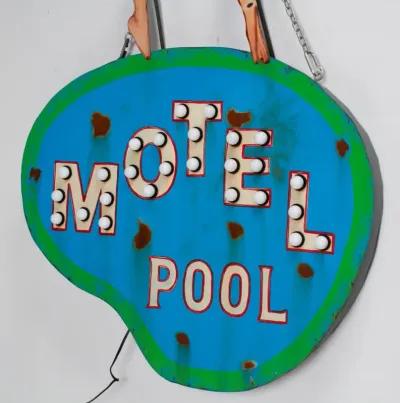 Motel Pool Sign