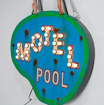 Motel Pool Sign