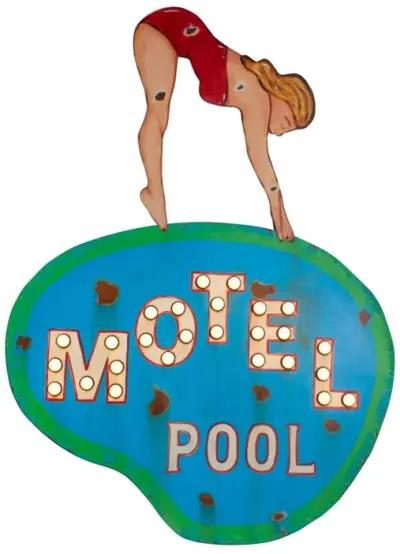 Motel Pool Sign