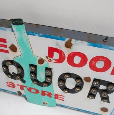 Side Door Liquor Sign