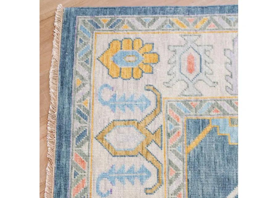 Poppy Turkish Knot Rug