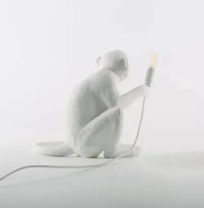 Monkey Lamp - Sitting White By Seletti