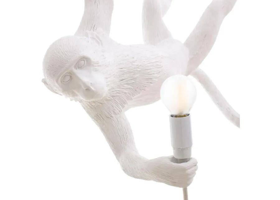 Monkey Lamp - Swinging White By Seletti