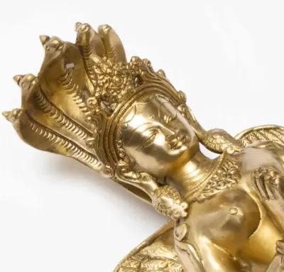 Brass Naykanya Mermaid Handle Large