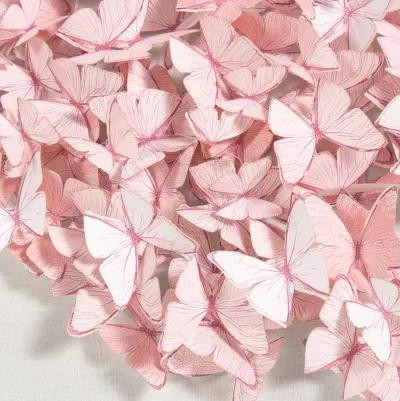 Butterfly Swarm - Light Pink