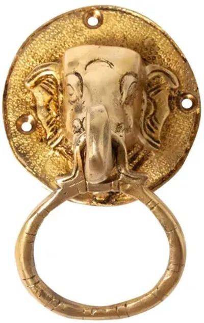 Brass Elephant Ring Pull