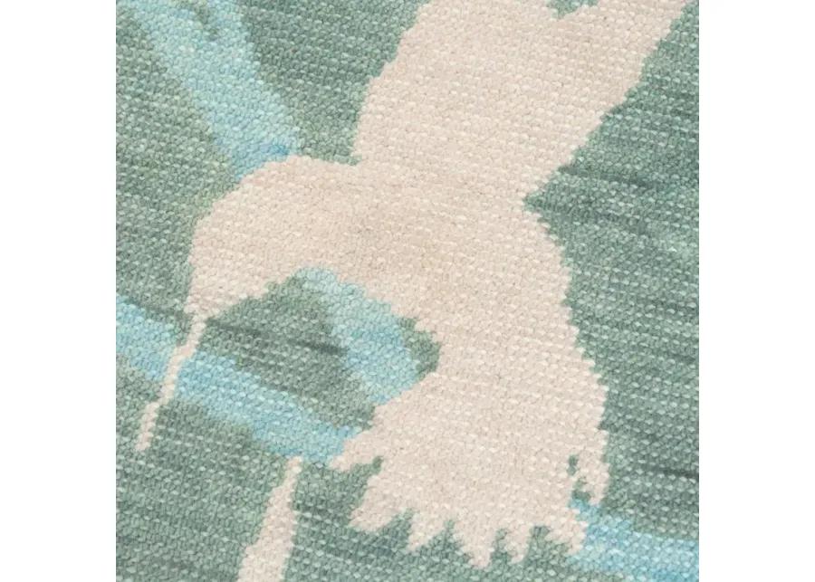 Hummingbird Turkish Knot Runner Rug