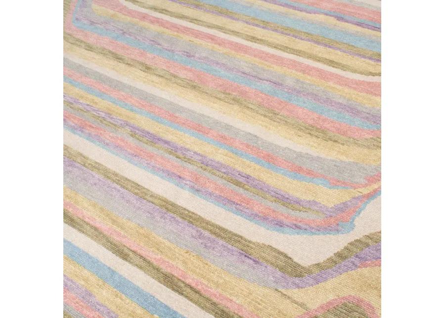 Paint Mix Turkish Knot Rug