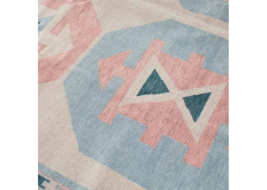 Charleston Pink Turkish Knot Rug