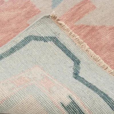 Charleston Pink Turkish Knot Rug