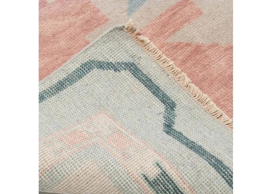 Charleston Pink Turkish Knot Rug