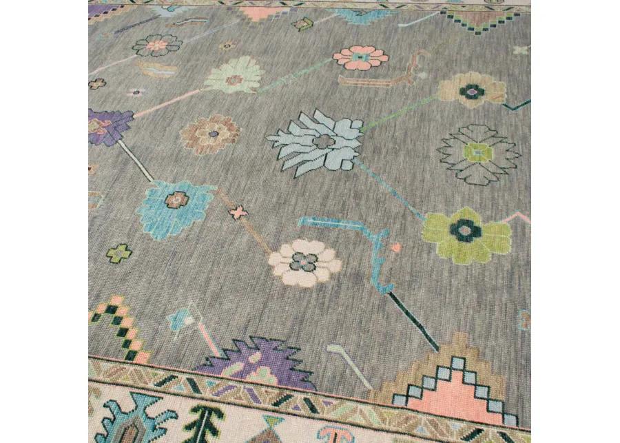 Poppy Pastel Turkish Knot Rug