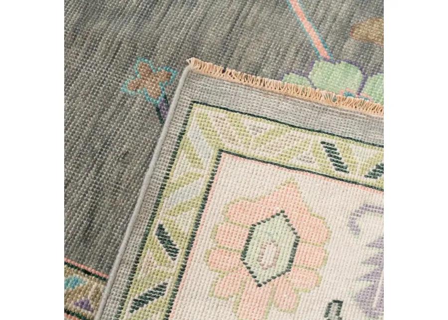 Poppy Pastel Turkish Knot Rug