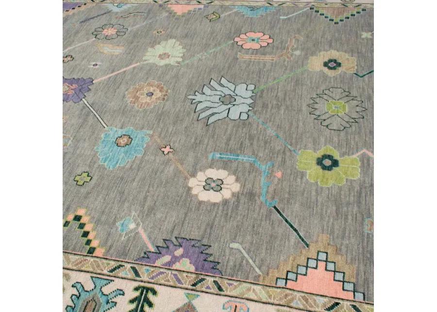 Poppy Pastel Turkish Knot Rug