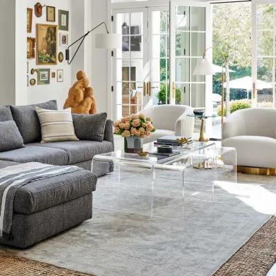 Aria Waterfall Nesting Coffee Table