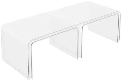 Aria Waterfall Nesting Coffee Table