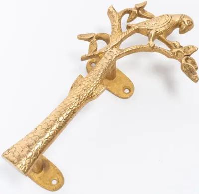 Brass Parrot Handle - Right