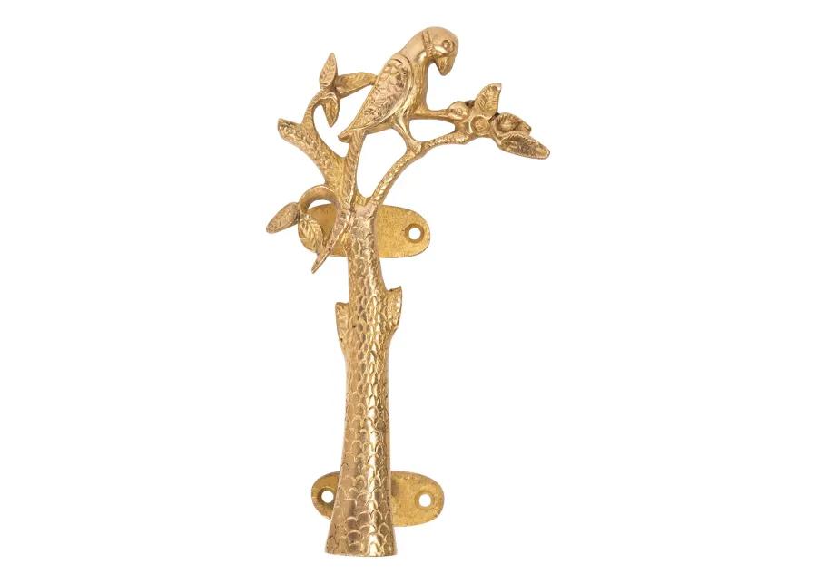 Brass Parrot Handle - Right