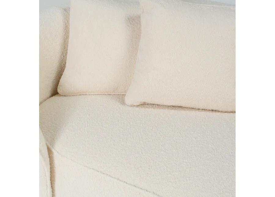 Martita Sofa in Ivory Boucle