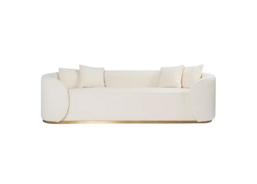 Martita Sofa in Ivory Boucle