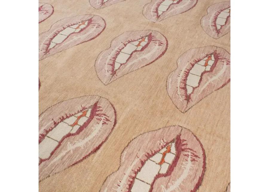 Lip Tease Turkish Knot Rug