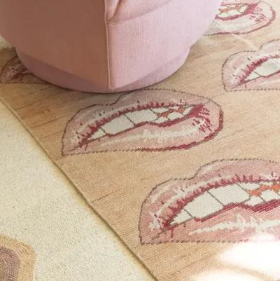 Lip Tease Turkish Knot Rug