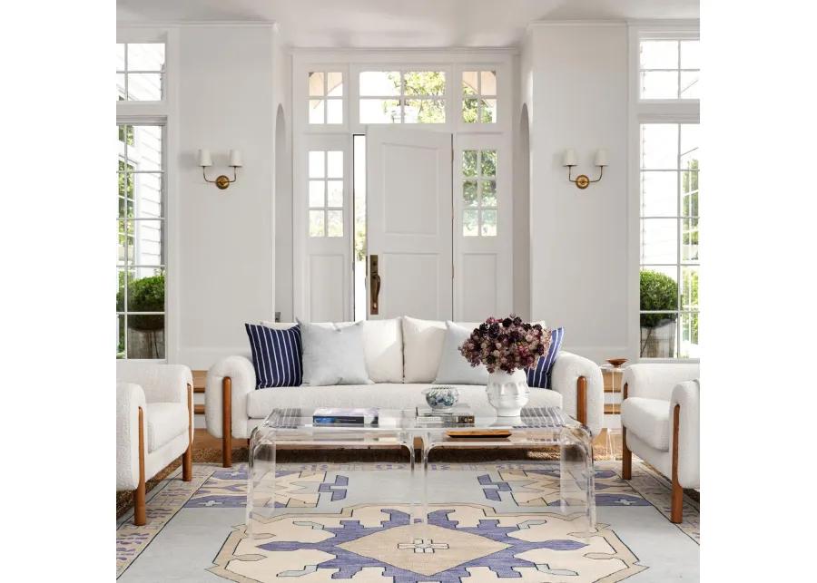 Zara Blue Turkish Knot Rug