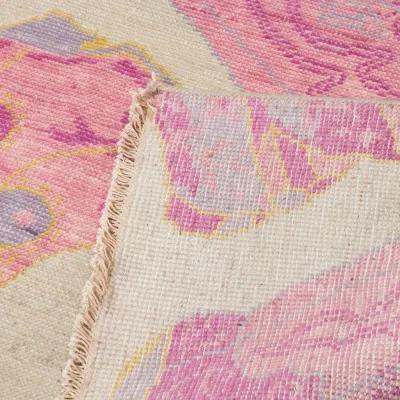 Pink Kicker Turkish Knot Rug