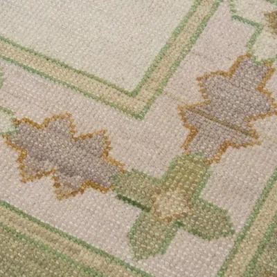 Celeste Olive Turkish Knot Rug